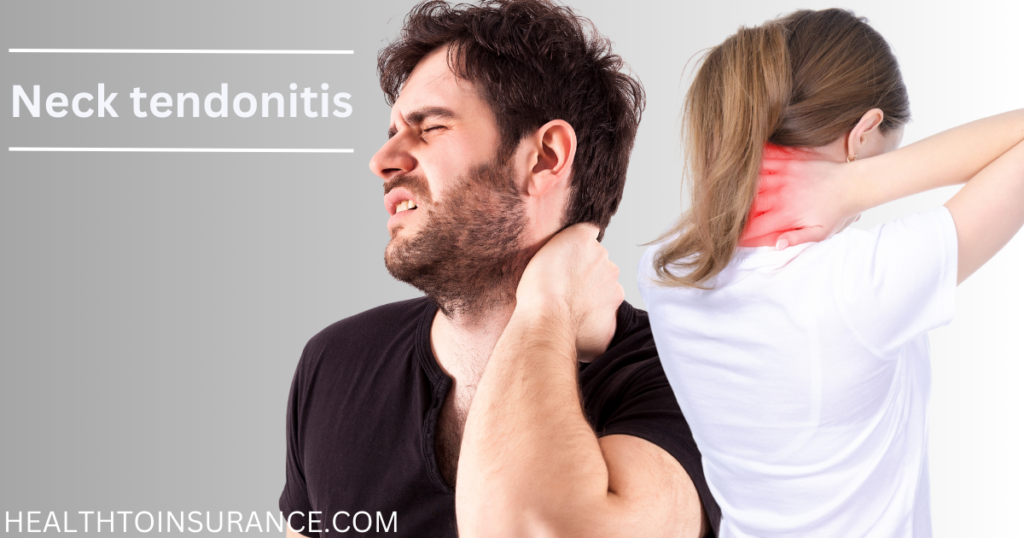 Neck tendonitis